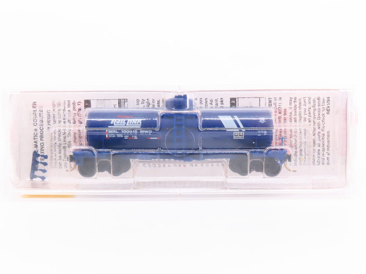 N Scale Micro-Trains MTL 65390 MRL Montana Rail Link 39&#39; Tank Car #100015