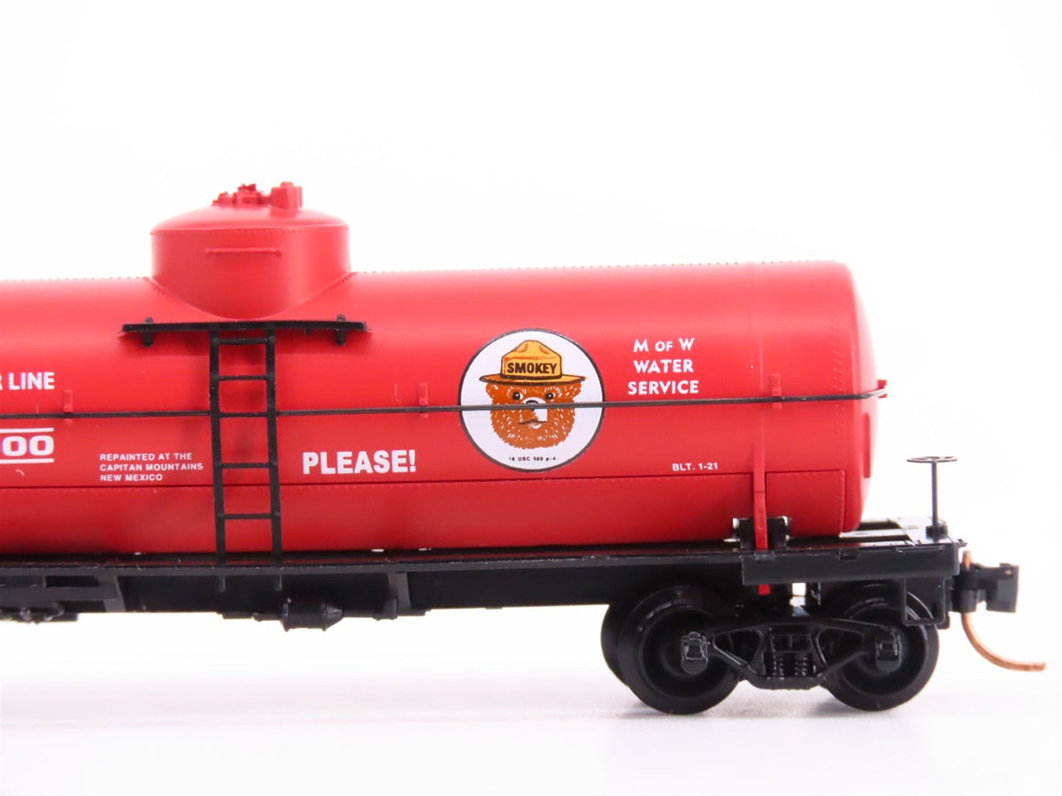 N Scale Micro-Trains MTL 65460 SBX Smokey Bear 39&#39; Single Dome Tank Car #42000