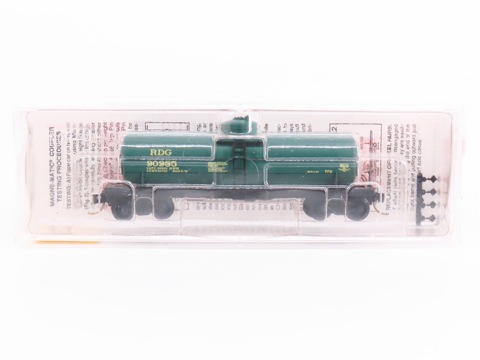 N Scale Micro-Trains MTL 65350 RDG Reading 39' Single Dome Tank Car #90985