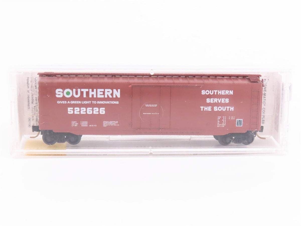 N Scale Micro-Trains MTL 32240 SOU Southern 50&#39; Plug Door Box Car #522626