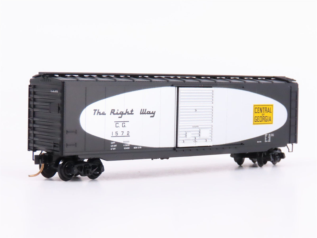 N Scale Micro-Trains MTL 31280 CG Central of Georgia 50&#39; Box Car #1572