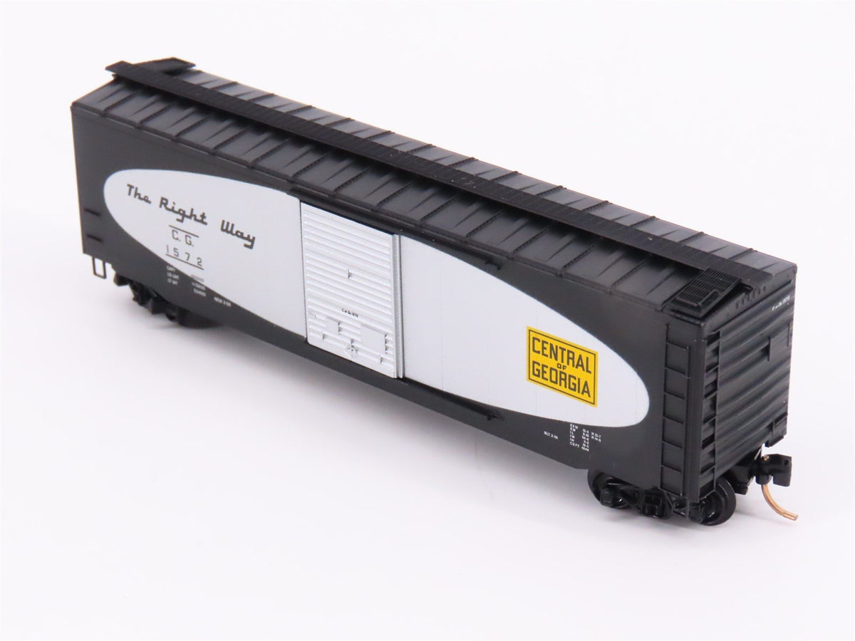 N Scale Micro-Trains MTL 31280 CG Central of Georgia 50&#39; Box Car #1572