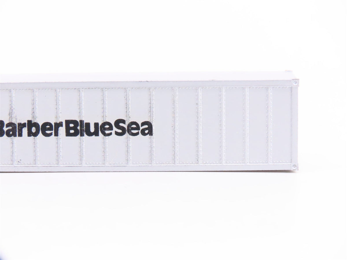 N Scale Micro-Trains MTL 81030 Barber Blue Sea 40&#39; Container - Custom
