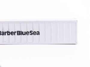 N Scale Micro-Trains MTL 81030 Barber Blue Sea 40' Container - Custom