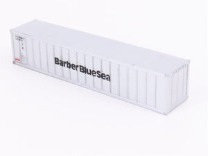 N Scale Micro-Trains MTL 81030 Barber Blue Sea 40' Container - Custom