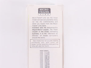 N Scale Micro-Trains MTL 81030 Barber Blue Sea 40' Container - Custom