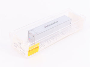 N Scale Micro-Trains MTL 81030 Barber Blue Sea 40' Container - Custom