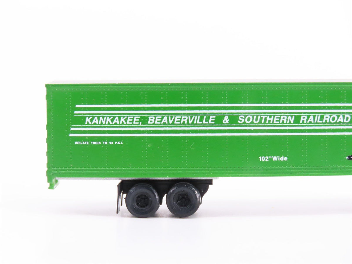 N Micro-Trains MTL 67000 KBS Kankakee Beaverville &amp; Southern Trailer - Custom