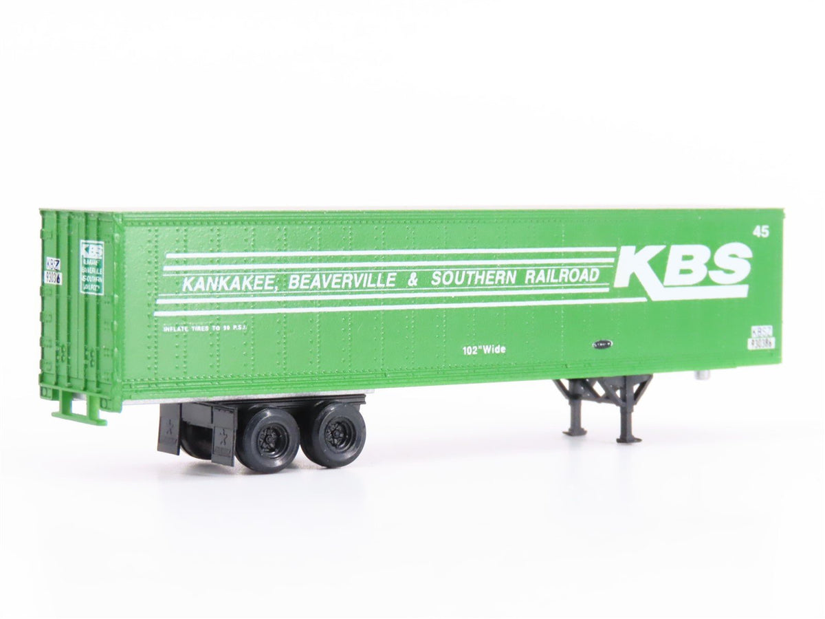 N Micro-Trains MTL 67000 KBS Kankakee Beaverville &amp; Southern Trailer - Custom