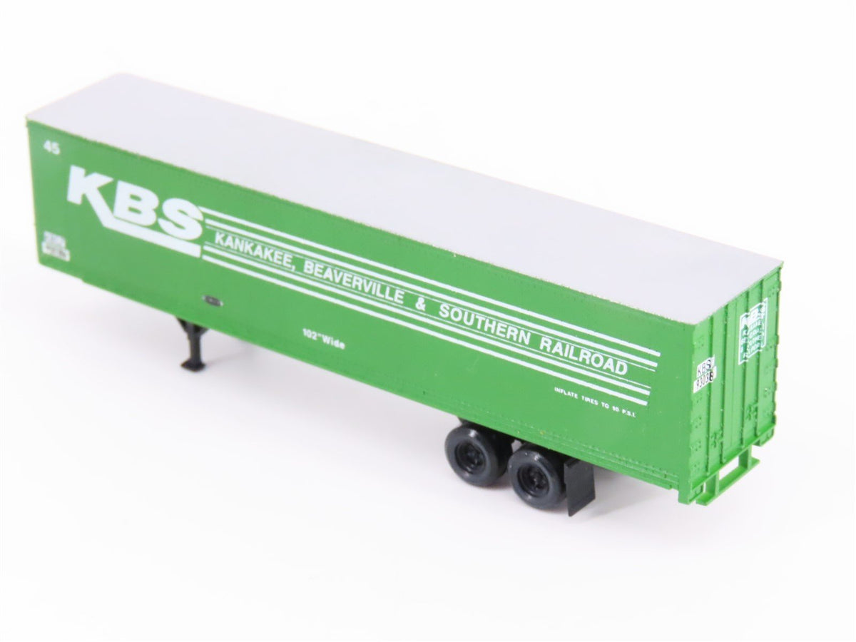 N Micro-Trains MTL 67000 KBS Kankakee Beaverville &amp; Southern Trailer - Custom