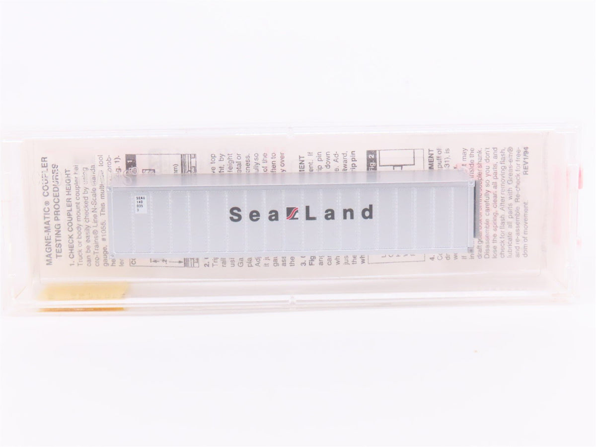 N Scale Micro-Trains MTL 81020 SEAU Sea Land 40&#39; Container