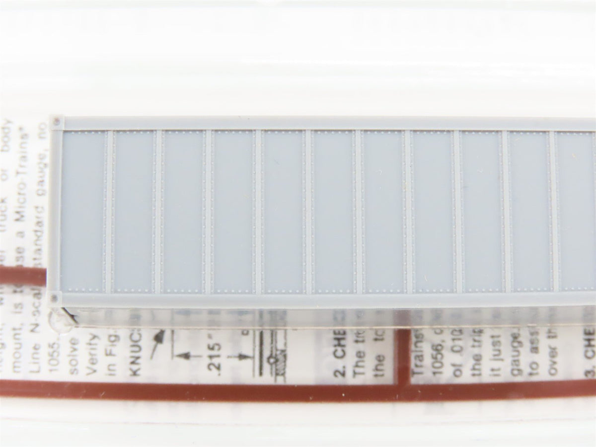 N Scale Micro-Trains MTL 81000 Undecorated 40&#39; Container