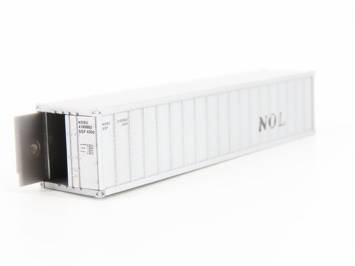 N Scale Micro-Trains MTL 81030/1 NOL Neptune Orient Lines 40&#39; Container