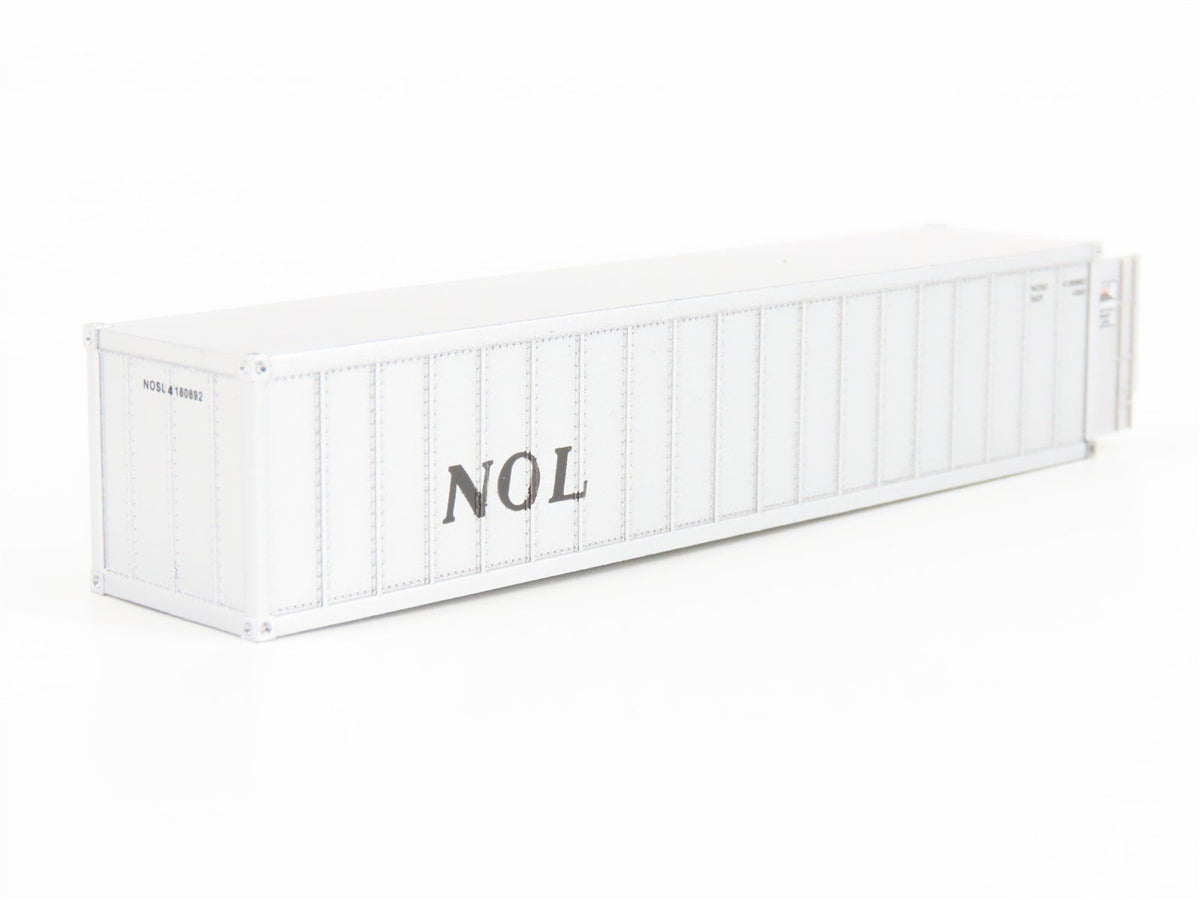 N Scale Micro-Trains MTL 81030/1 NOL Neptune Orient Lines 40&#39; Container