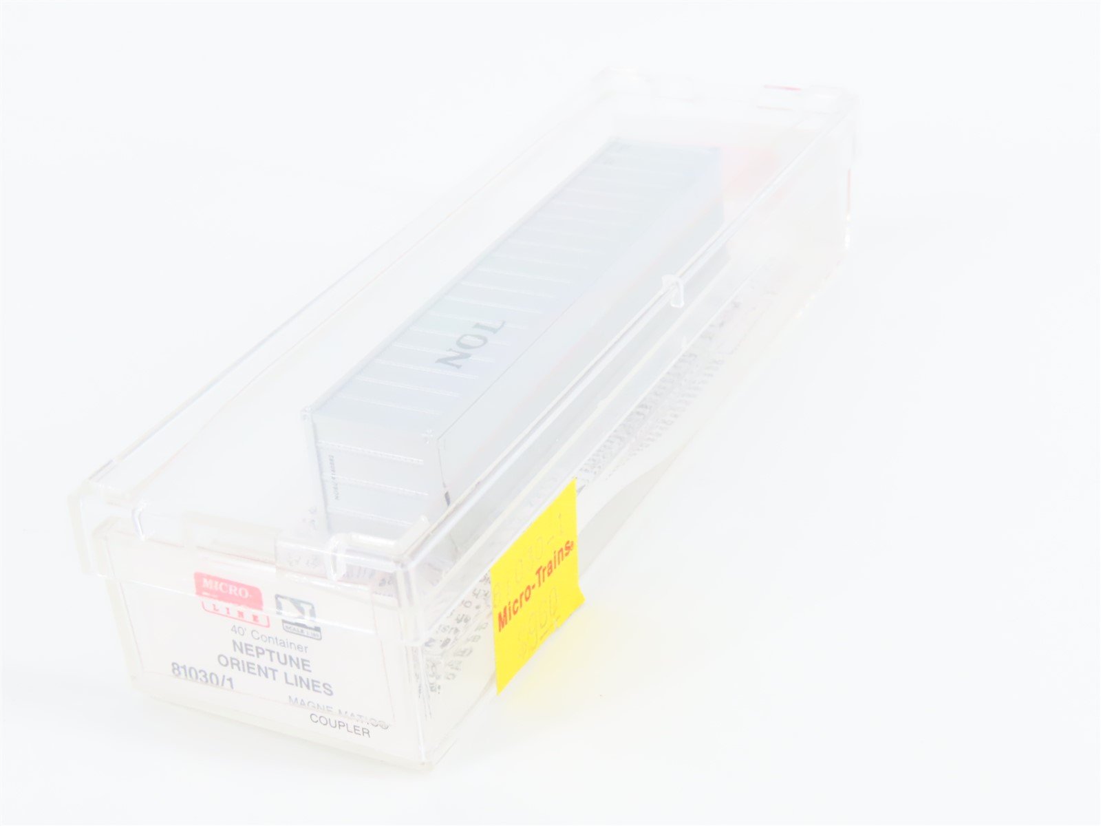 N Scale Micro-Trains MTL 81030/1 NOL Neptune Orient Lines 40' Container