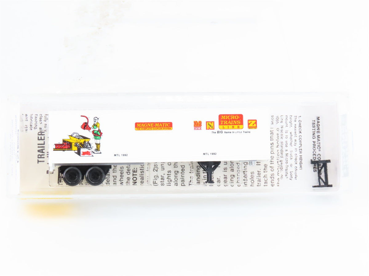 N Scale Micro-Trains Line MTL 66060 40&#39; Van Trailer #1992