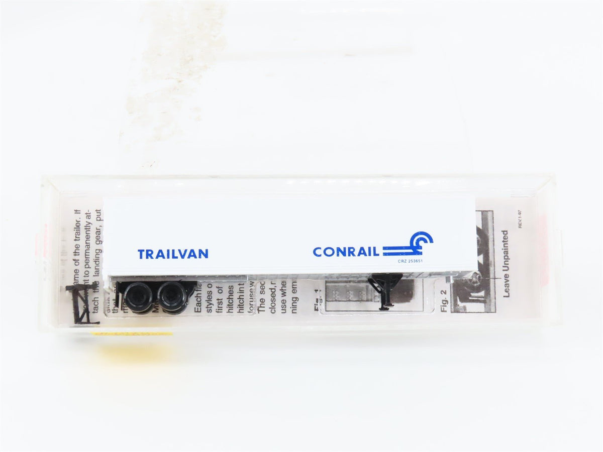 N Scale Micro-Trains Line MTL 67070 CRZ Conrail Trailvan 45&#39; Trailer #253651