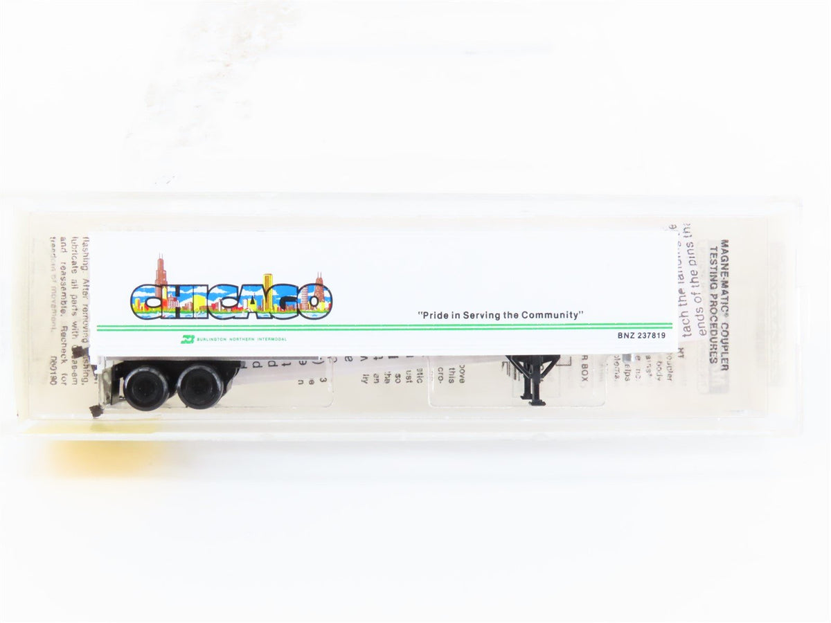 N Scale Micro-Trains Line MTL 67080 BNZ Chicago 45&#39; Trailer #237819