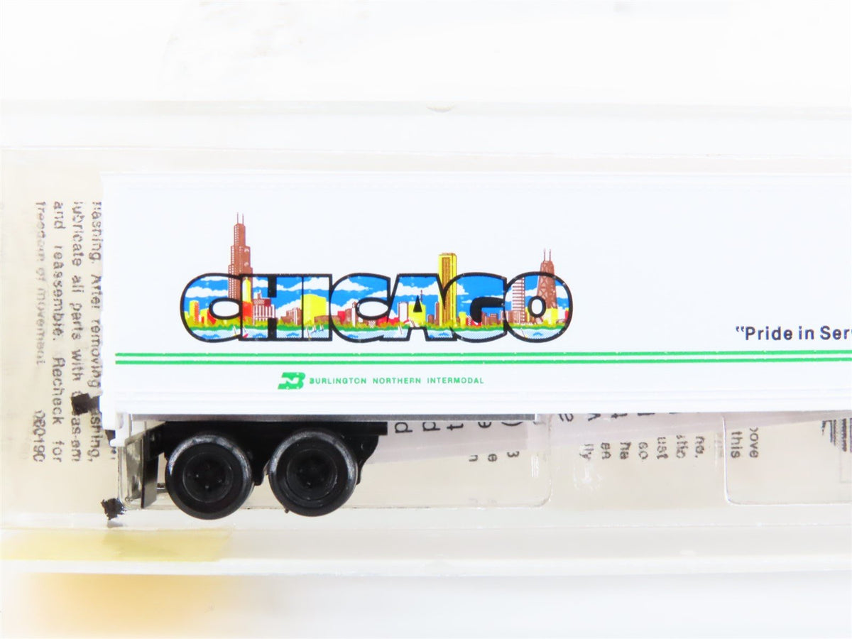 N Scale Micro-Trains Line MTL 67080 BNZ Chicago 45&#39; Trailer #237819