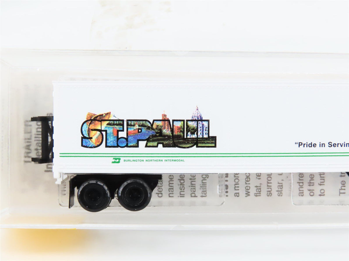 N Scale Micro-Trains Line MTL 67130 BNZ Intermodal St. Paul 45&#39; Trailer #237850