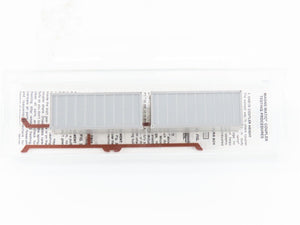 N Scale Micro-Trains MTL 80000 Undecorated 20' Containers 2-Pack