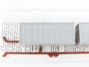 N Scale Micro-Trains MTL 80000 Undecorated 20' Containers 2-Pack