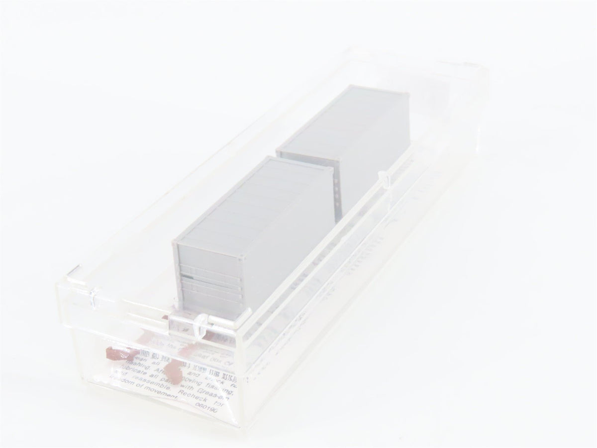 N Scale Micro-Trains MTL 80000 Undecorated 20&#39; Containers 2-Pack