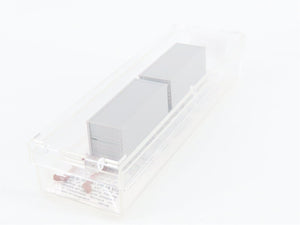 N Scale Micro-Trains MTL 80000 Undecorated 20' Containers 2-Pack