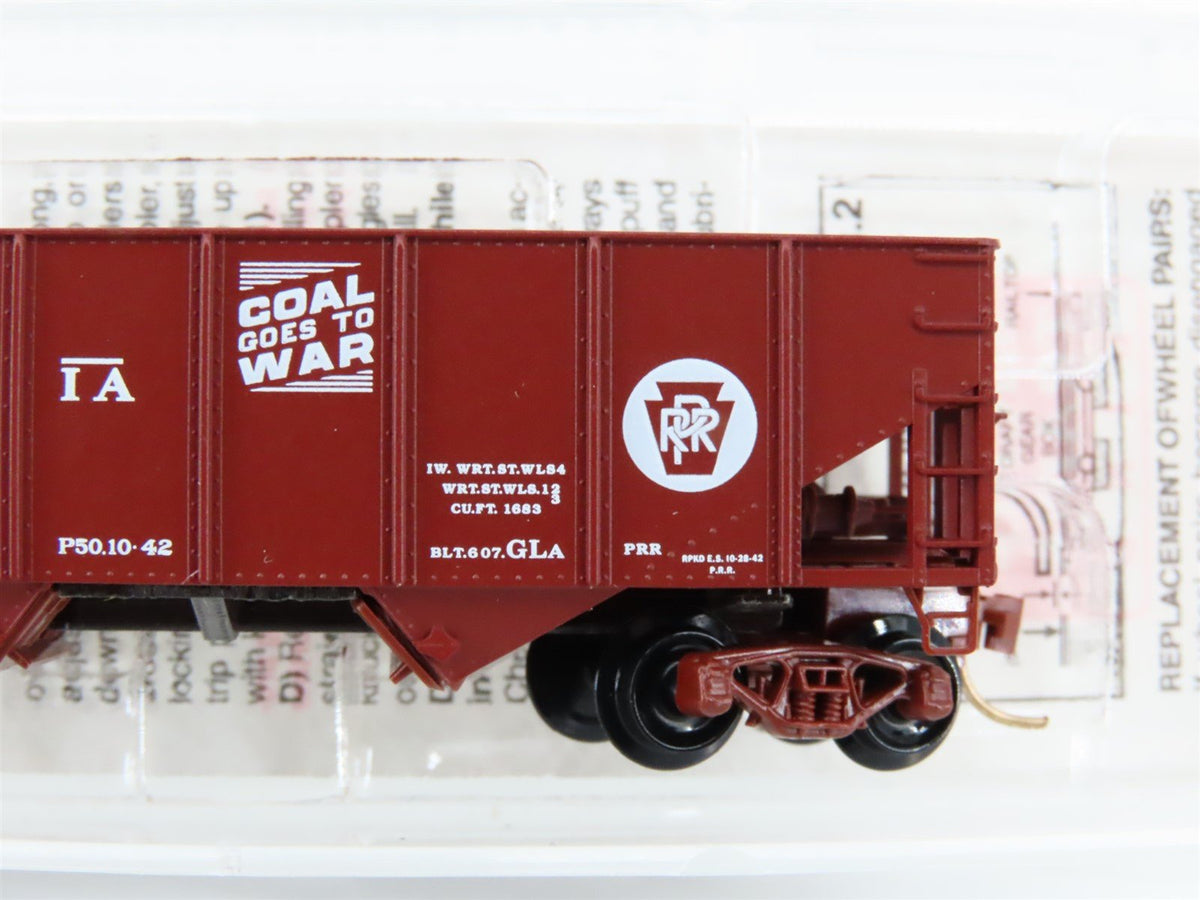 N Scale Micro-Trains MTL 56270 PRR Coal Goes to War 2-Bay Open Hopper #140162