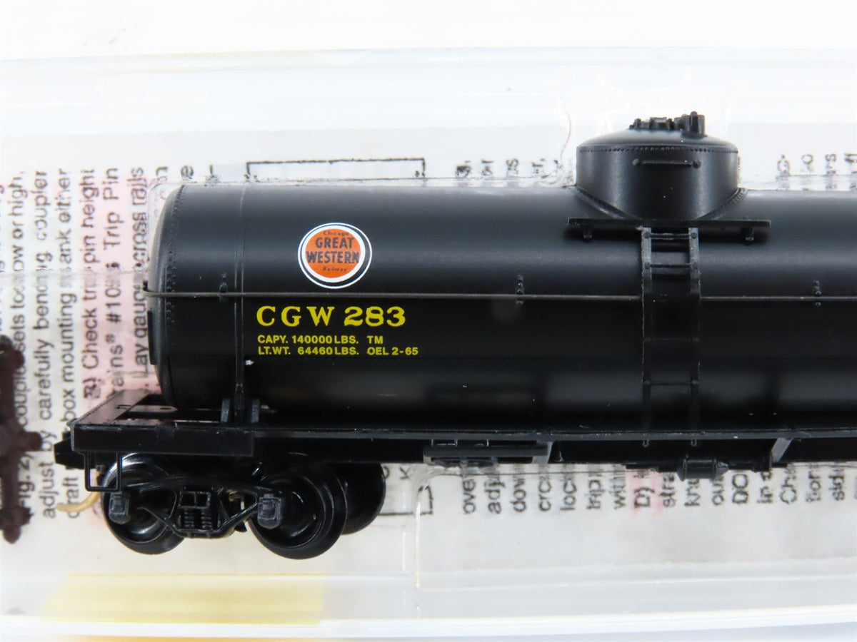 N Scale Micro-Trains MTL 65410 CGW Chicago Great Western 39&#39; Tank Car #283