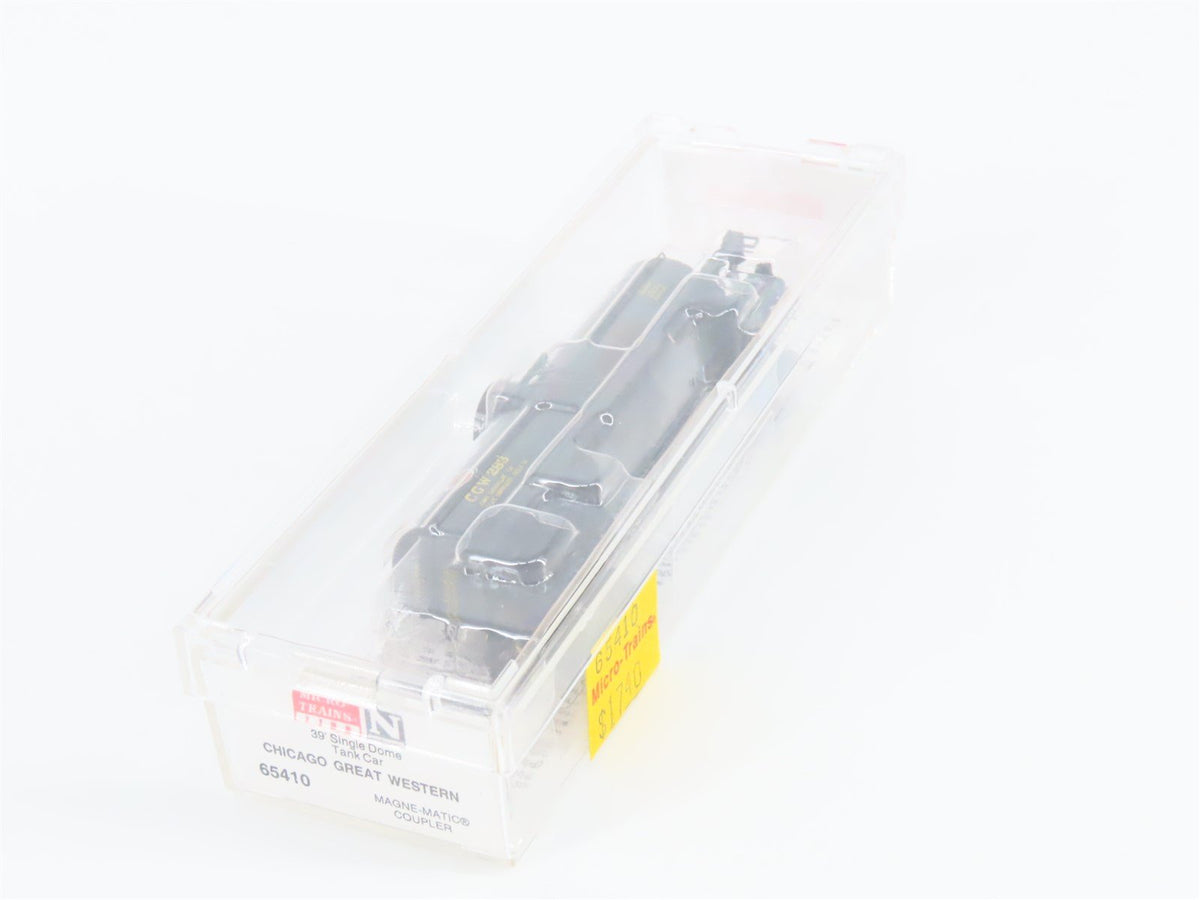 N Scale Micro-Trains MTL 65410 CGW Chicago Great Western 39&#39; Tank Car #283