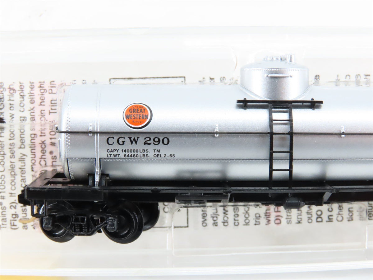 N Scale Micro-Trains MTL 65400 CGW Chicago Great Western 39&#39; Tank Car #290