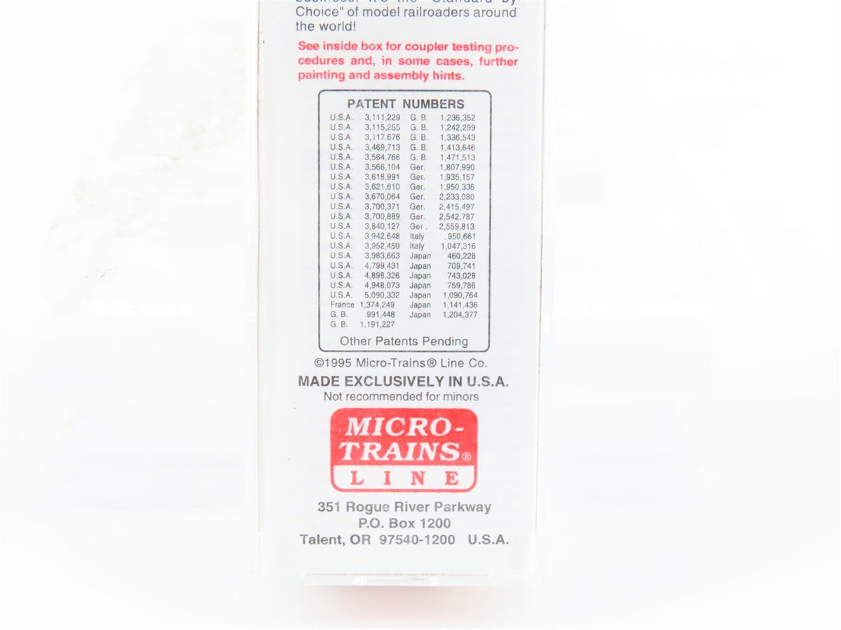 N Scale Micro-Trains Line MTL 65380 39&#39; Single Dome Tank Car #1995