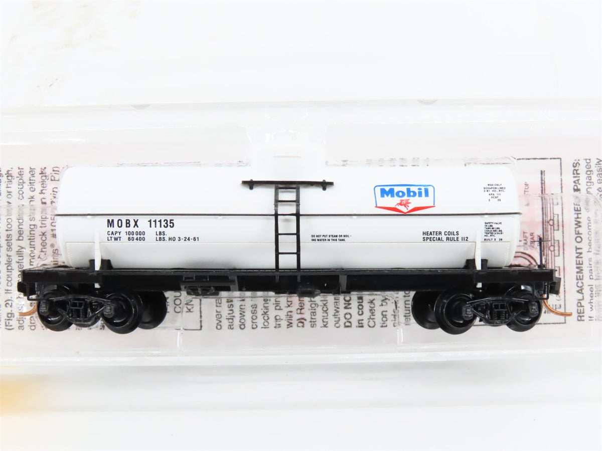 N Scale Micro-Trains MTL 65120 MOBX Mobil Oil 39&#39; Single Dome Tank Car #11135