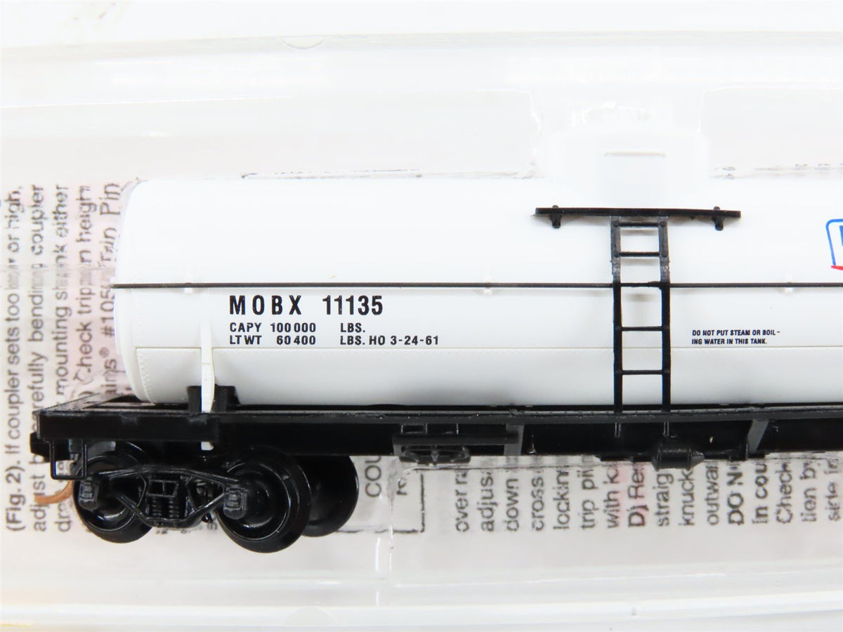 N Scale Micro-Trains MTL 65120 MOBX Mobil Oil 39&#39; Single Dome Tank Car #11135