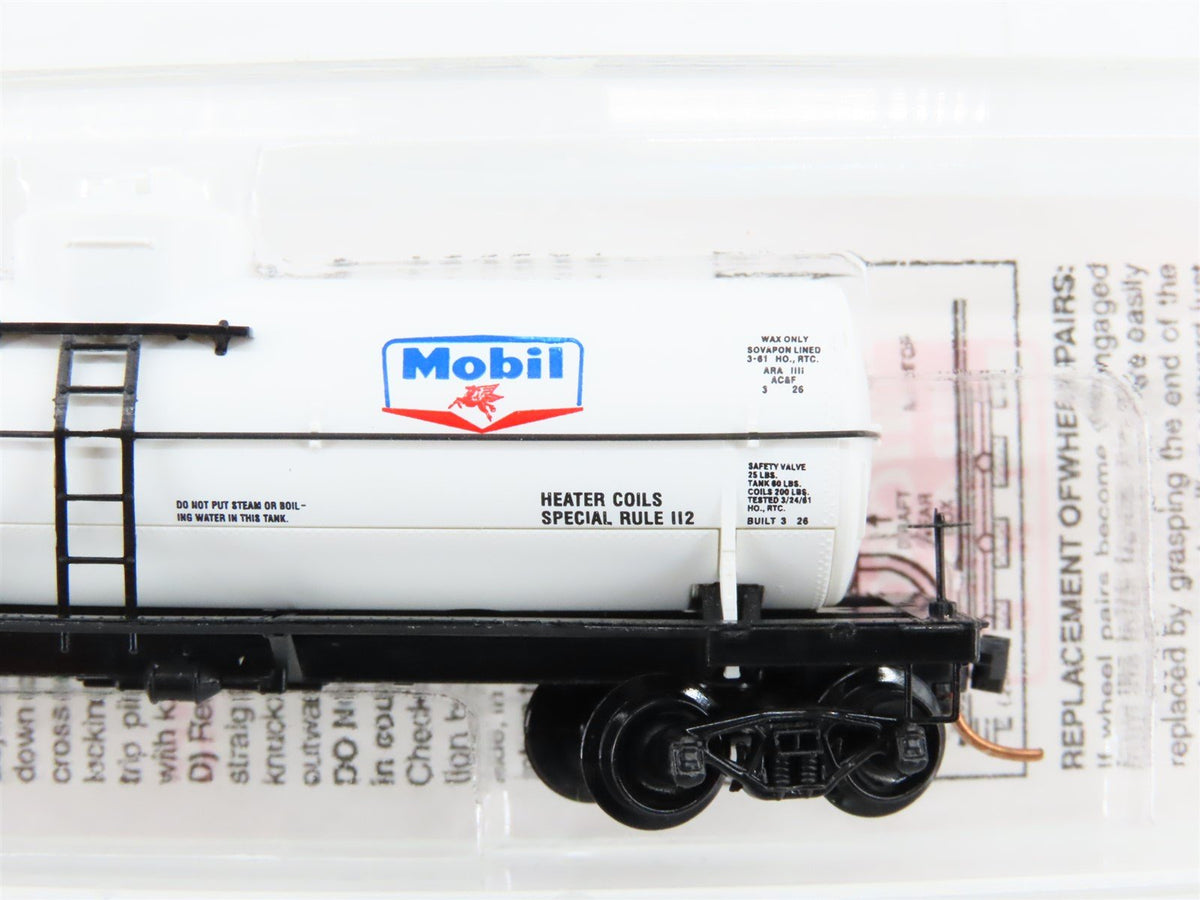 N Scale Micro-Trains MTL 65120 MOBX Mobil Oil 39&#39; Single Dome Tank Car #11135