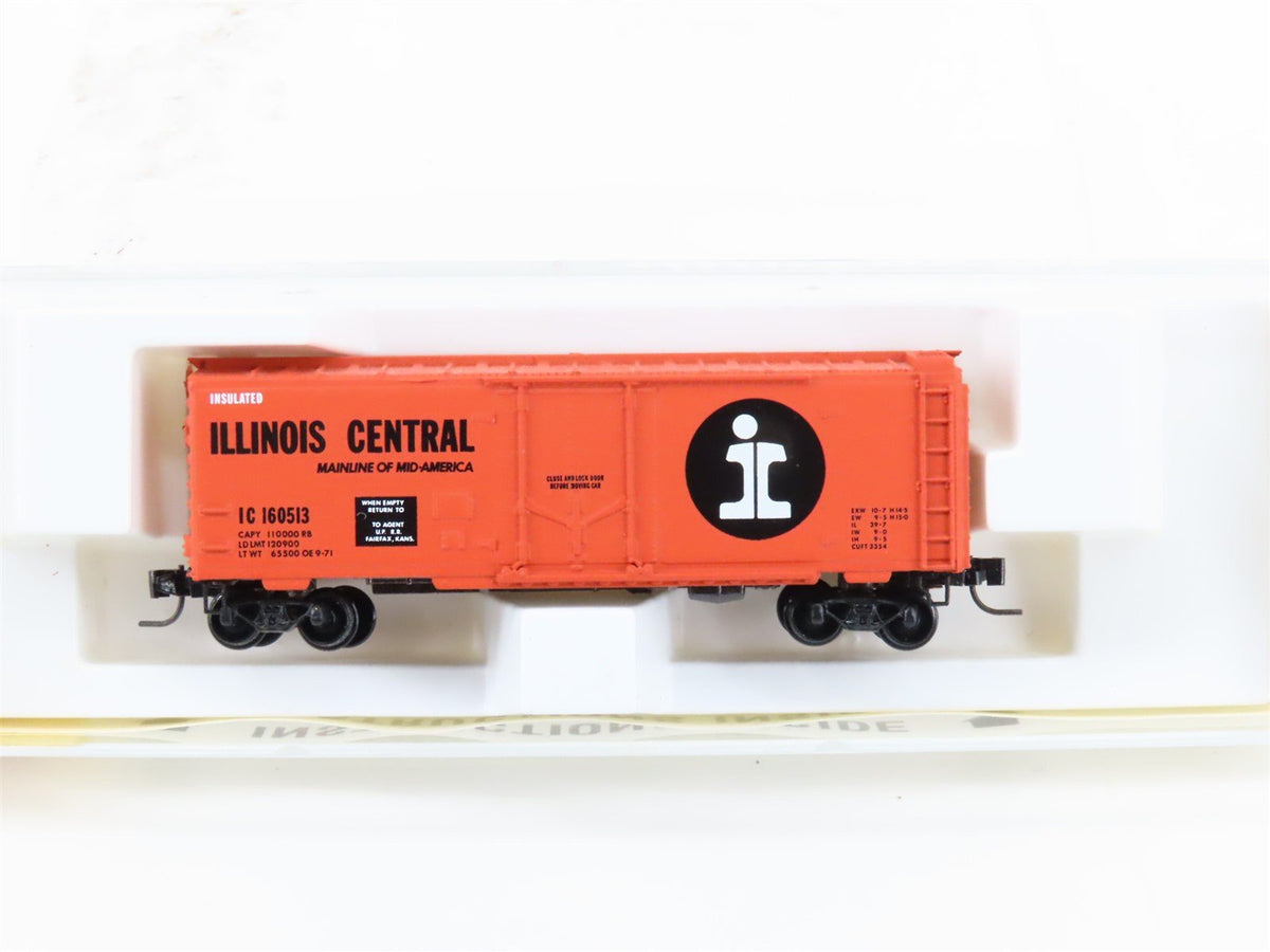 Z Scale Kadee Micro-Trains MTL 14904-2 IC Illinois Central 40&#39; Box Car #160513