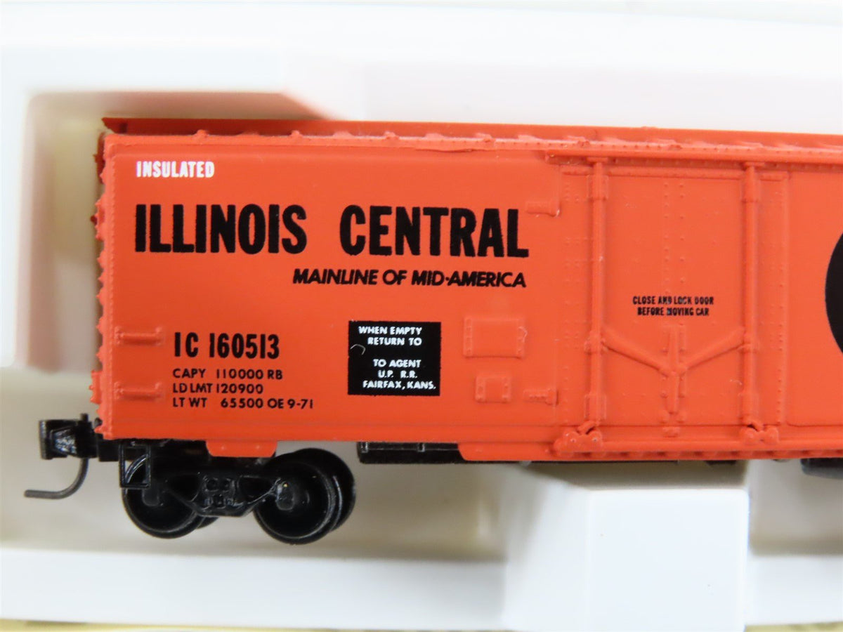 Z Scale Kadee Micro-Trains MTL 14904-2 IC Illinois Central 40&#39; Box Car #160513