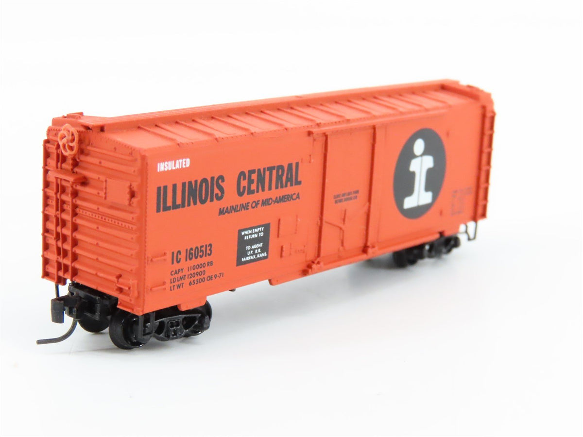 Z Scale Kadee Micro-Trains MTL 14904-2 IC Illinois Central 40&#39; Box Car #160513