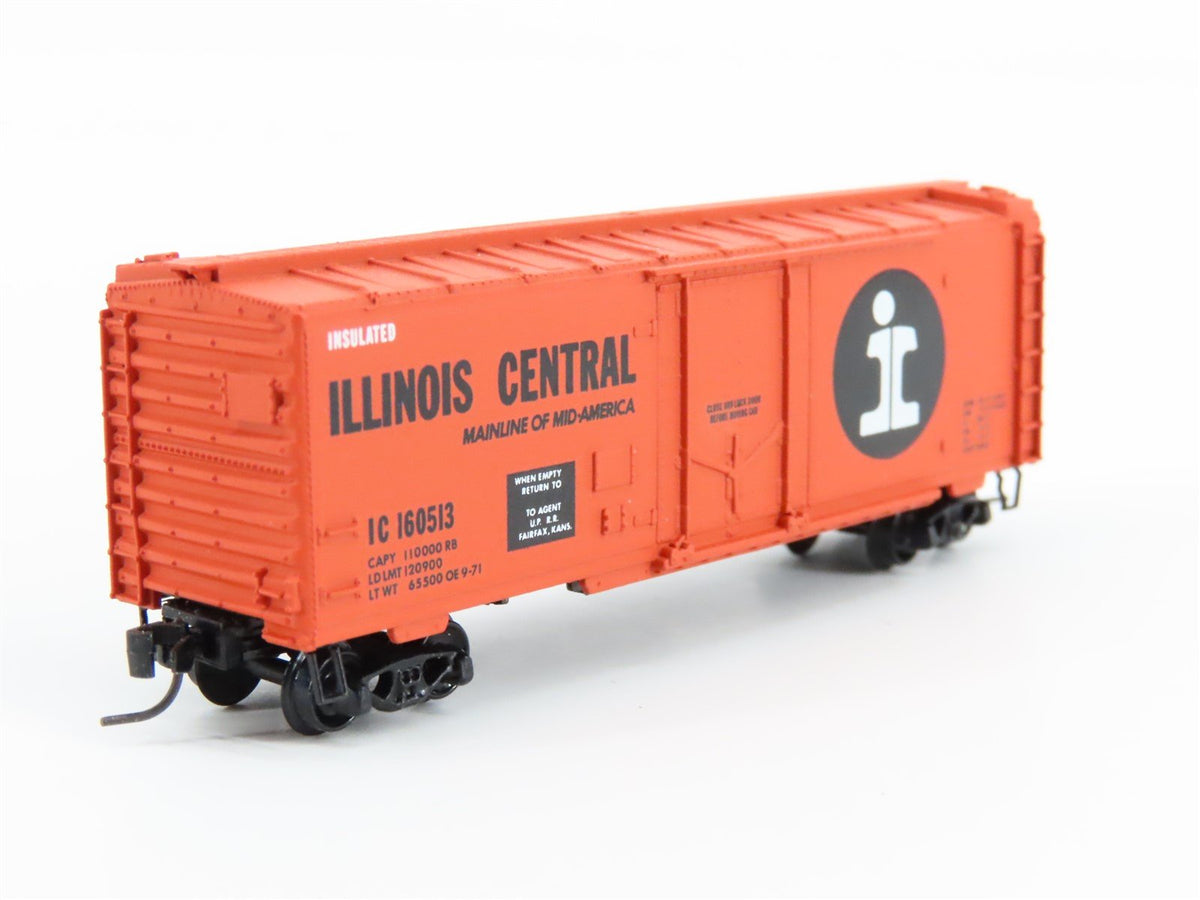 Z Scale Kadee Micro-Trains MTL 14904-2 IC Illinois Central 40&#39; Box Car #160513