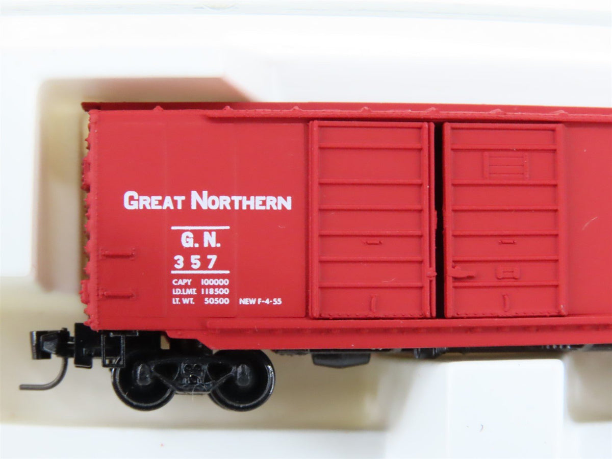 Z Scale Kadee Micro-Trains MTL 14802-2 GN Great Northern 40&#39; Box Car #357