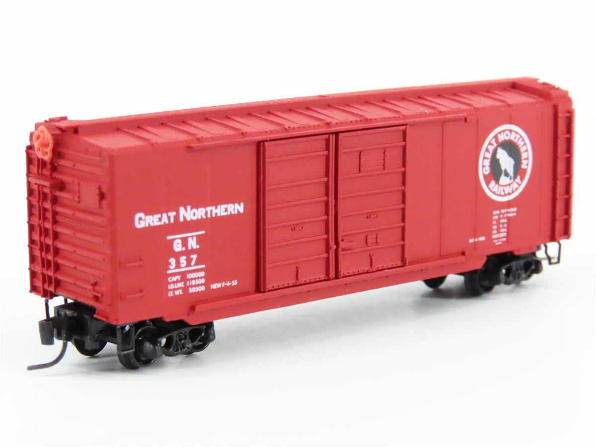 Z Scale Kadee Micro-Trains MTL 14802-2 GN Great Northern 40&#39; Box Car #357