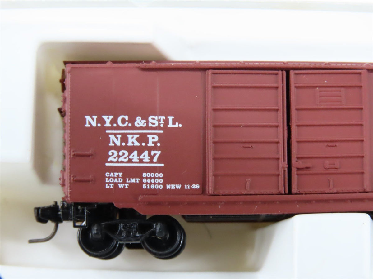 Z Kadee Micro-Trains MTL 14801-2 NYC&amp;STL NKP Nickel Plate Road Box Car #22447