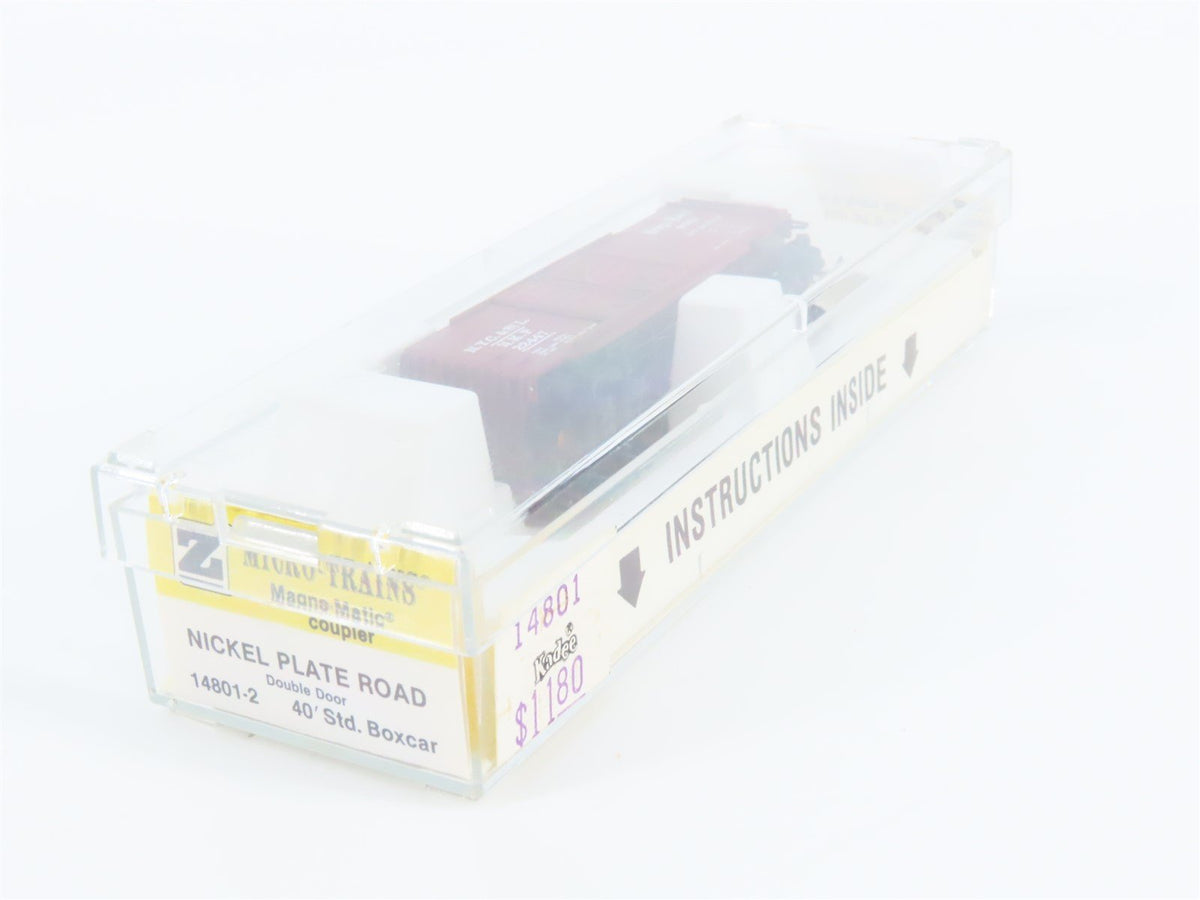 Z Kadee Micro-Trains MTL 14801-2 NYC&amp;STL NKP Nickel Plate Road Box Car #22447