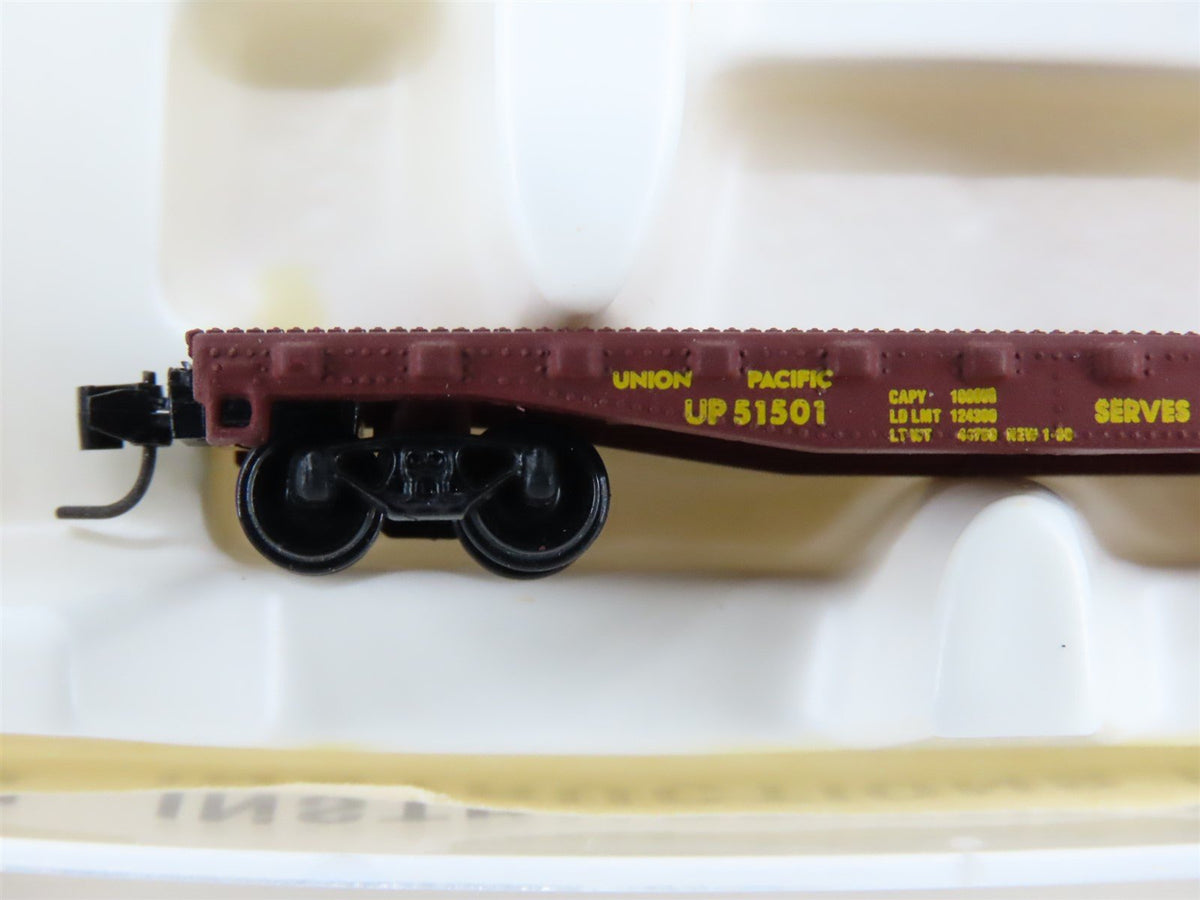 Z Scale Kadee Micro-Trains MTL 14505 UP Union Pacific Railroad Flat Car #51501