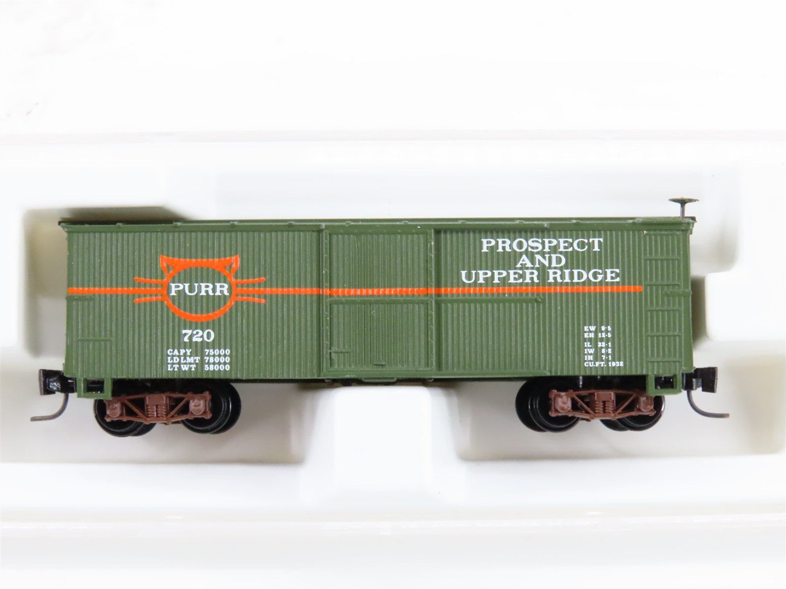 Z Scale Micro-Trains MTL Heritage Collection No. 4 PURR Railroad Box Car #720