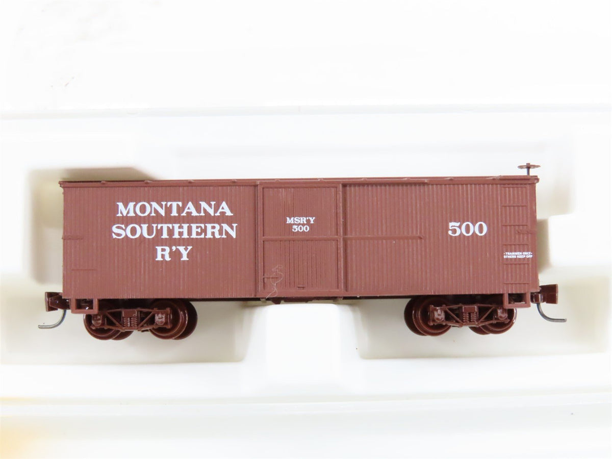 Nn3 Scale Micro-Trains MTL 15110 MSRY Montana Southern Railway 30&#39; Box Car #500