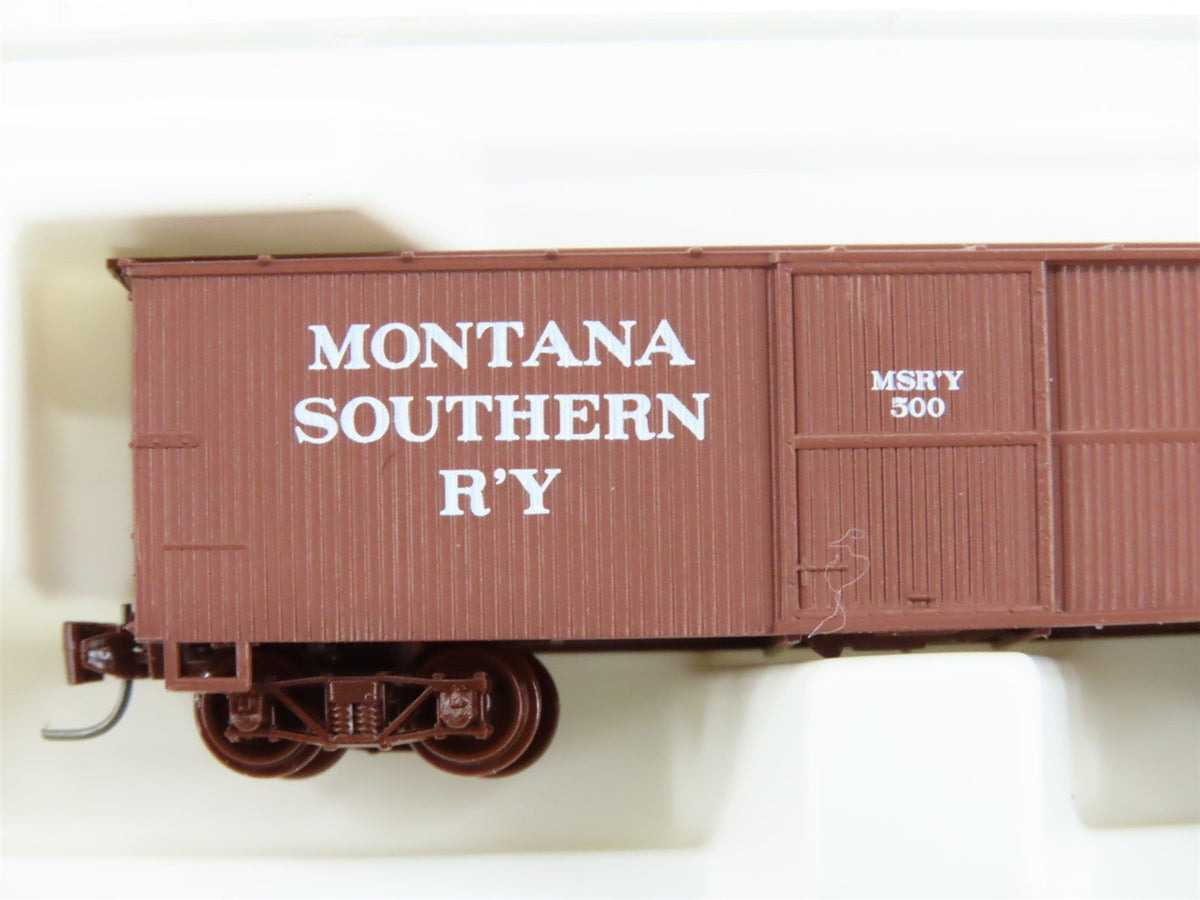 Nn3 Scale Micro-Trains MTL 15110 MSRY Montana Southern Railway 30&#39; Box Car #500