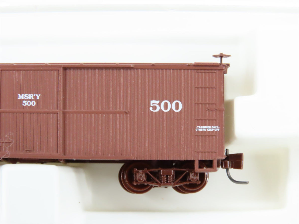 Nn3 Scale Micro-Trains MTL 15110 MSRY Montana Southern Railway 30&#39; Box Car #500