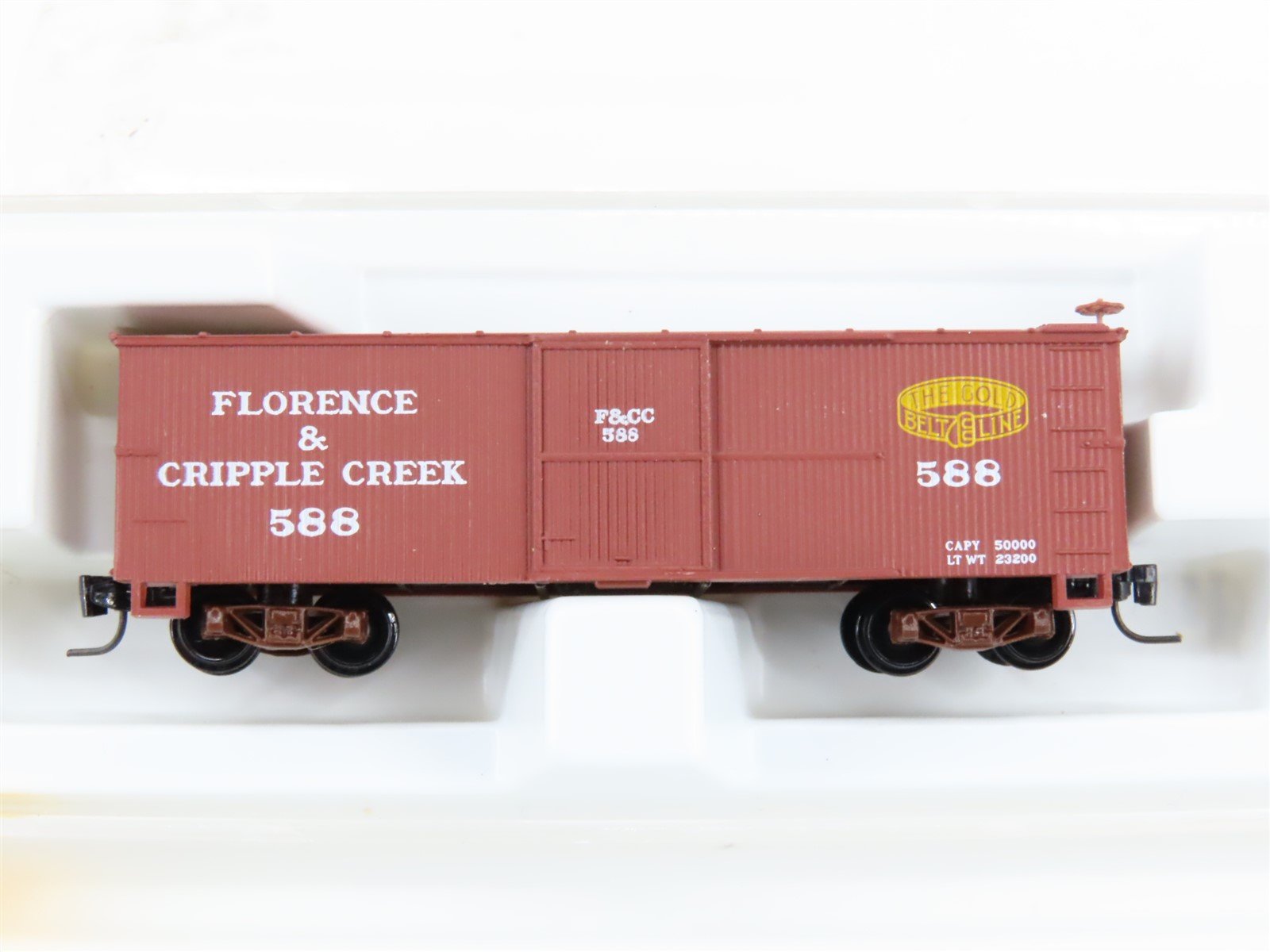 Nn3 Scale Micro-Trains MTL 15104 F&CC Florence & Cripple Creek Box Car #588